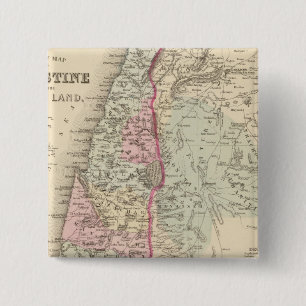 Badge Carré 5 Cm Palestine, Jérusalem