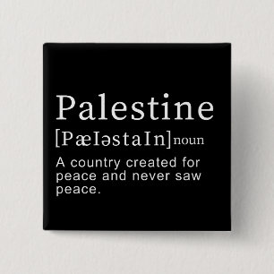 Badge Carré 5 Cm Palestine Signification design Palestine Définitio