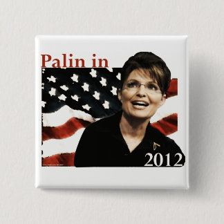 Badge Carré 5 Cm Palin pour le président en 2012