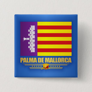 Badge Carré 5 Cm Palma de Majorque