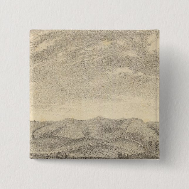 Badge Carré 5 Cm Palmer res, vignoble (Devant)