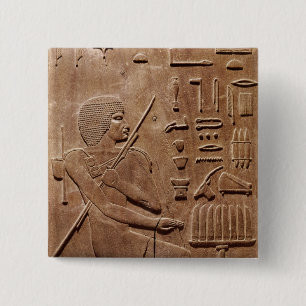 Badge Carré 5 Cm Panneau d'un créneau