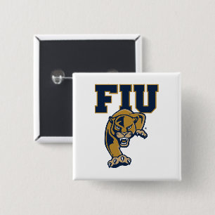 Badge Carré 5 Cm Panthers de la FIU