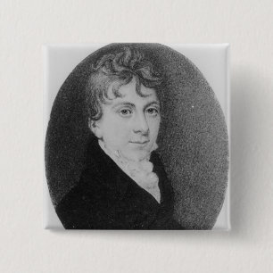 Badge Carré 5 Cm Paon d'amour de Thomas