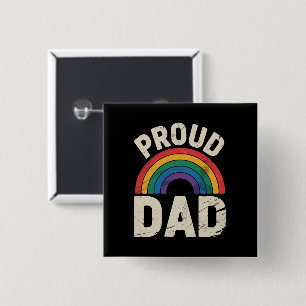 Badge Carré 5 Cm Papa fier LGBTQ Fierté gay Fierté LGBT allié Fête 