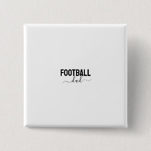 Badge Carré 5 Cm Papa foot moderne