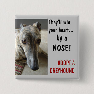 Badge Carré 5 Cm par un NEZ !