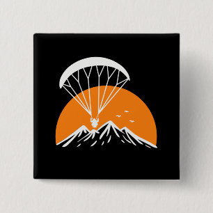Badge Carré 5 Cm Paramotorisation Vintage rétro