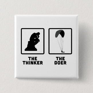 Badge Carré 5 Cm Parapentisme