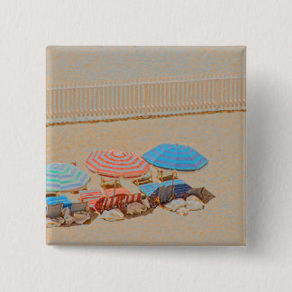 Badge Carré 5 Cm Parapluie 2