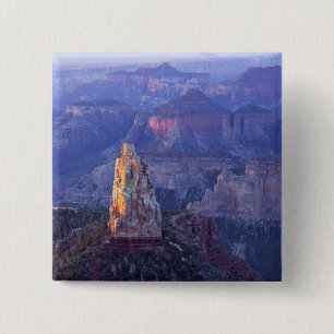 Badge Carré 5 Cm Parc national du Grand Canyon, Arizona, États-Unis