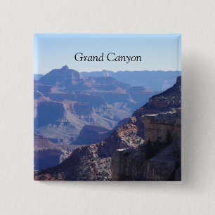 Badge Carré 5 Cm Parc national du Grand Canyon, South Rim