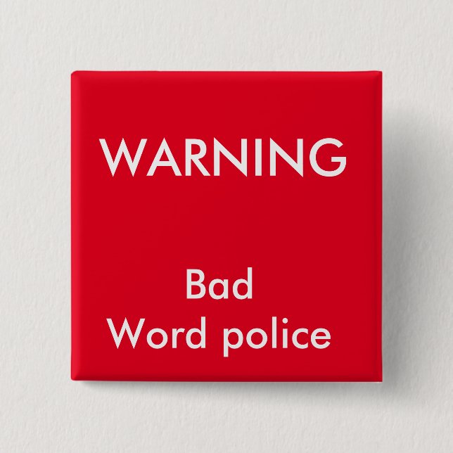 Badge Carré 5 Cm Parent drôle et nouveau, enfants (Devant)