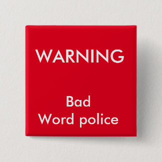 Badge Carré 5 Cm Parent drôle et nouveau, enfants