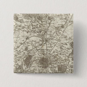Badge Carré 5 Cm Paris 5