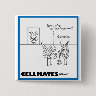 Badge Carré 5 Cm Partie d'organelle