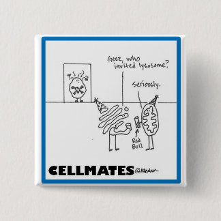 Badge Carré 5 Cm Partie d'organelle