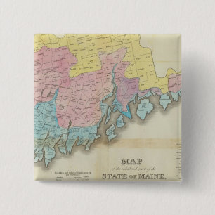 Badge Carré 5 Cm Partie habitée du Maine