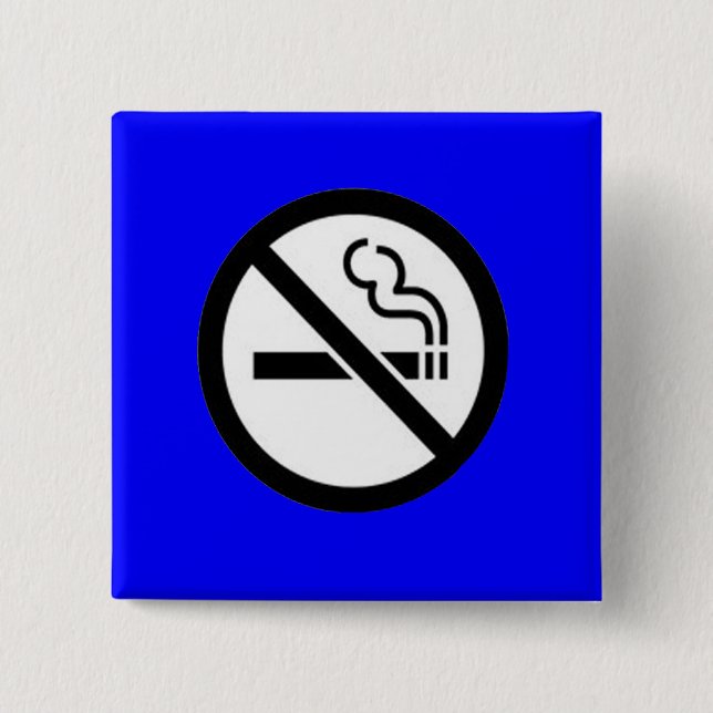 Badge Carré 5 Cm Pas de tabac (Devant)