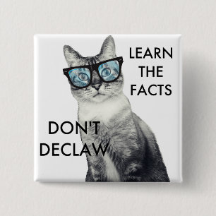 Badge Carré 5 Cm Pas declaw