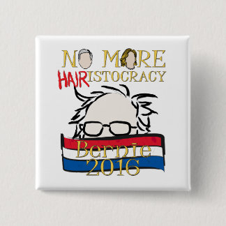 Badge Carré 5 Cm Pas plus de Cheveux-istocracy - Bernie pour le