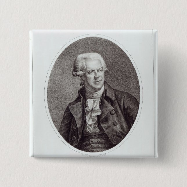 Badge Carré 5 Cm Pascal Paoli, 1872 (Devant)