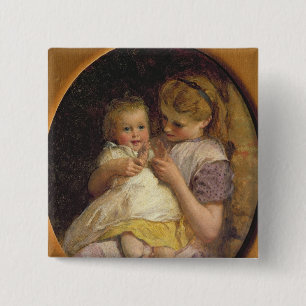 Badge Carré 5 Cm Pat-un-gâteau