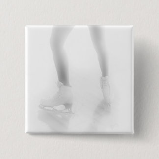 Badge Carré 5 Cm Patinage sur glace