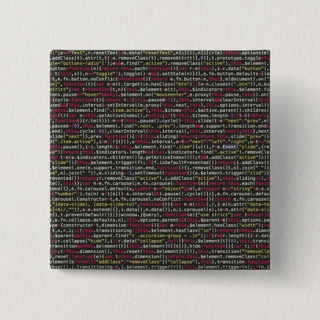 Badge Carré 5 Cm Patters de Developer (Devant)