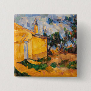 Badge Carré 5 Cm Paul Cezanne - La Cabane de Jourdan