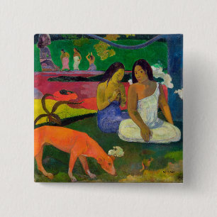 Badge Carré 5 Cm Paul Gauguin Arearea, 1892