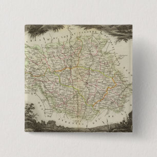 Badge Carré 5 Cm Paysage