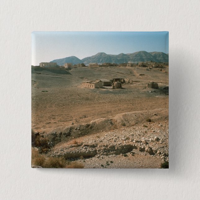 Badge Carré 5 Cm Paysage 3 (Devant)