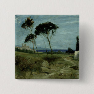 Badge Carré 5 Cm Paysage chez Nettuno, 1887