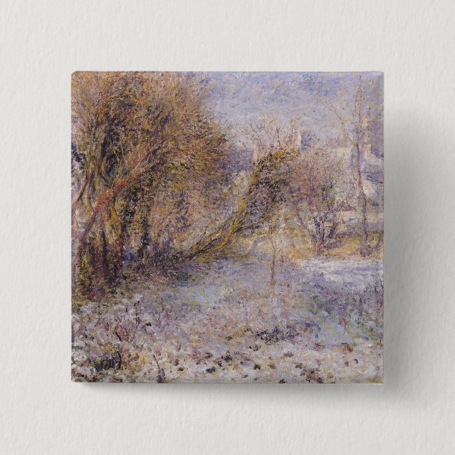 Badge Carré 5 Cm Paysage de Milou (Devant)