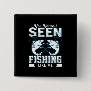 Badge Carré 5 Cm Pêche-cadeau Fisher Comme Moi
