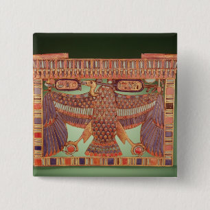 Badge Carré 5 Cm Pectoral de pylône décoré du vautour