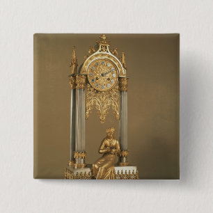 Badge Carré 5 Cm Pendule De Paris, c.1830