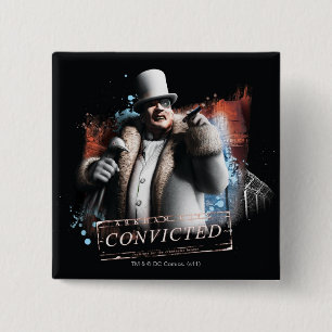 Badge Carré 5 Cm Penguin - Condamné