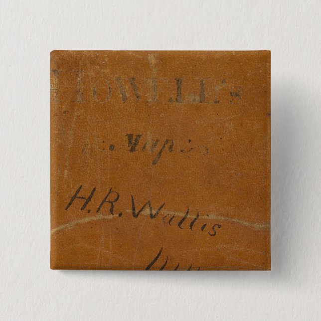 Badge Carré 5 Cm Pennsylvanie 10 (Devant)