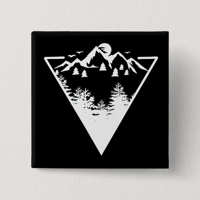 BADGE CARRÉ 5 CM PERDRE (Devant)