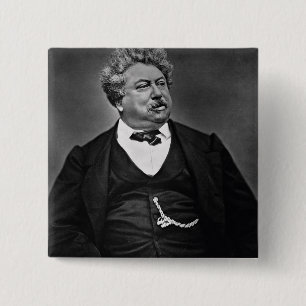 Badge Carré 5 Cm Pere de doumas d'Alexandre (1802-70), de 'Galerie