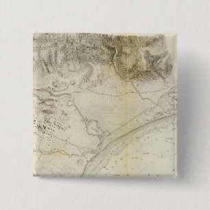 Badge Carré 5 Cm Père Noël Barbara, Californie