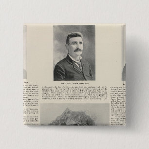 Badge Carré 5 Cm Père Noël Rosa, Californie