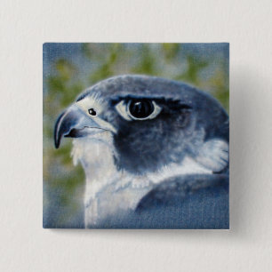 Badge Carré 5 Cm Peregrine-aérographe
