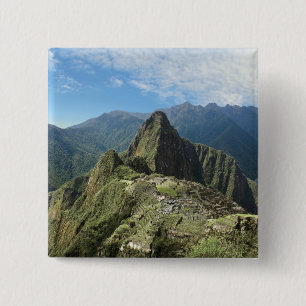 Badge Carré 5 Cm Pérou, Machu Picchu, l'ancienne ville perdue de 3
