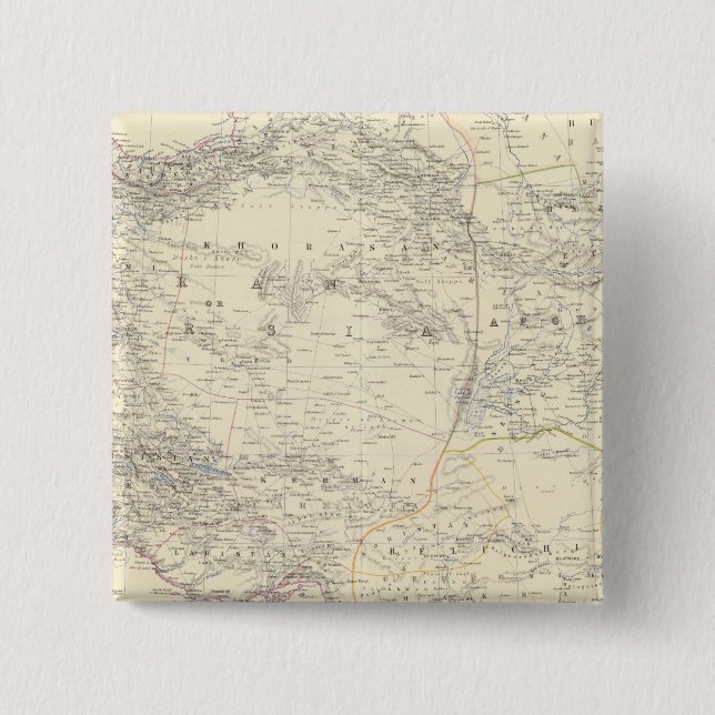 Badge Carré 5 Cm Perse, Afghanistan (Devant)