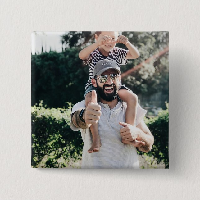 Badge Carré 5 Cm Personalized Photo (Devant)