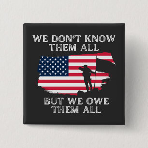 Badge Carré 5 Cm Personnalisez ce design : Nous ne les connaissons 