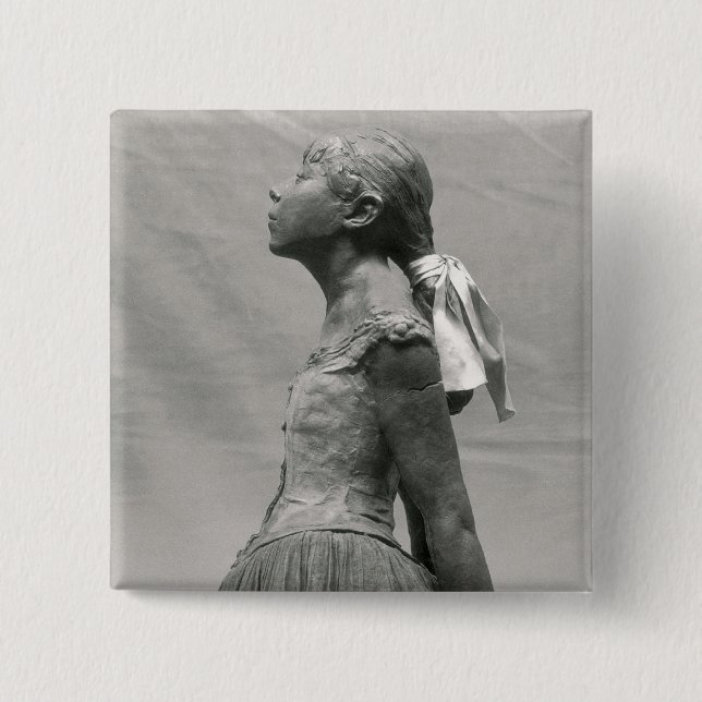 Badge Carré 5 Cm Petit danseur, âgé 14 (Devant)